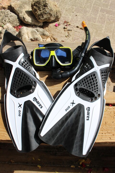 Mares/TUSA snorkel set met vinnen